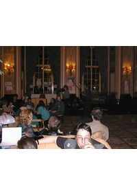 Friday - Camera crew in main lounge